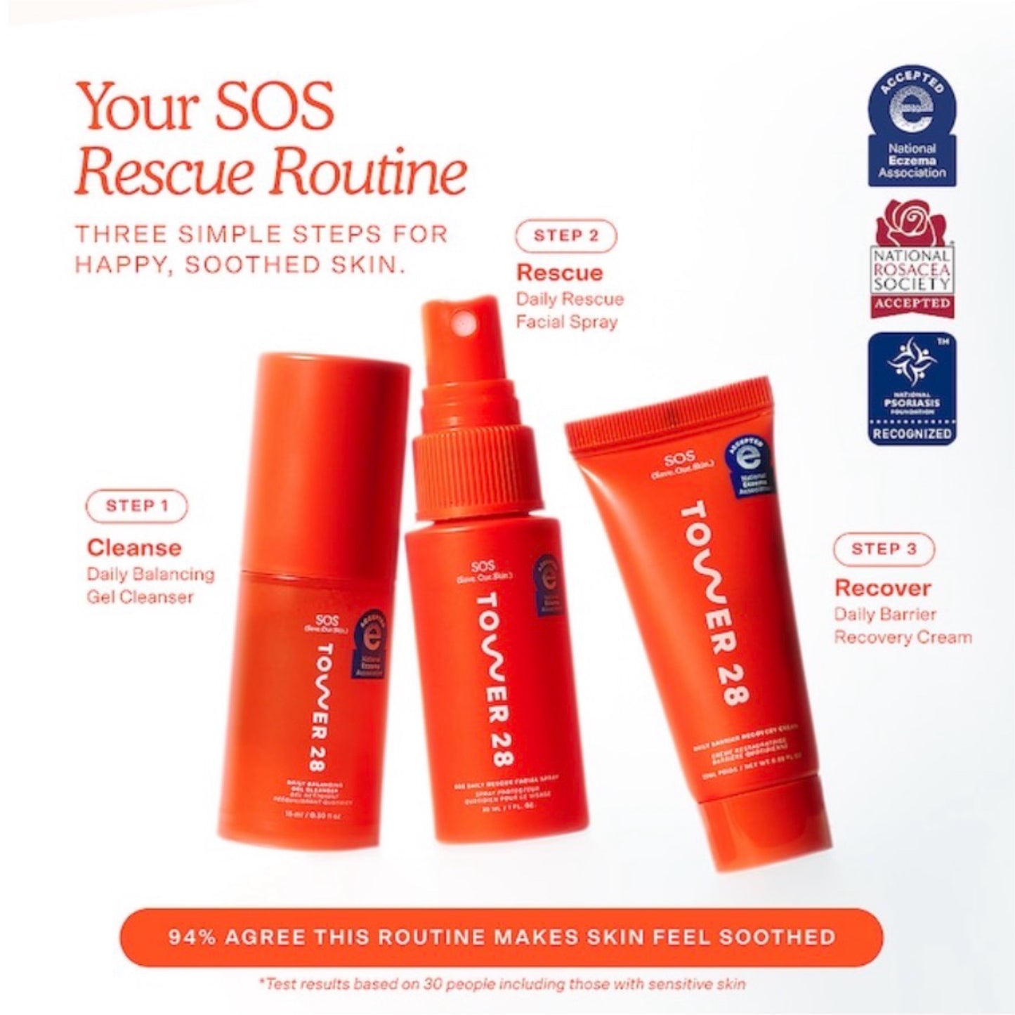 Tower 28 SOS Minis Kit - מארז שלושה מוצרים מוקטנים טאוור28