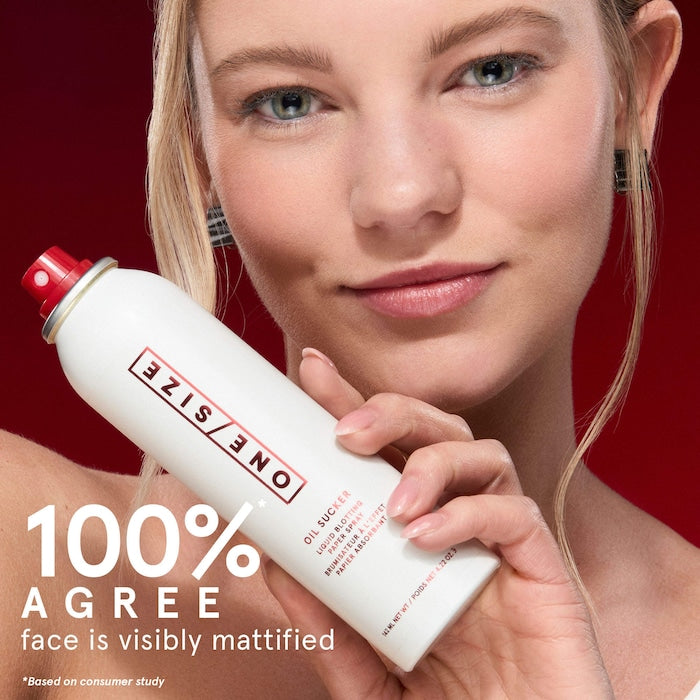 One/Size Oil Sucker Liquid Blotting Paper Touch Up Spray - ספריי סופח שומן וואן סייז - החנות שמוכרת את מוצרי ספורה בארץ