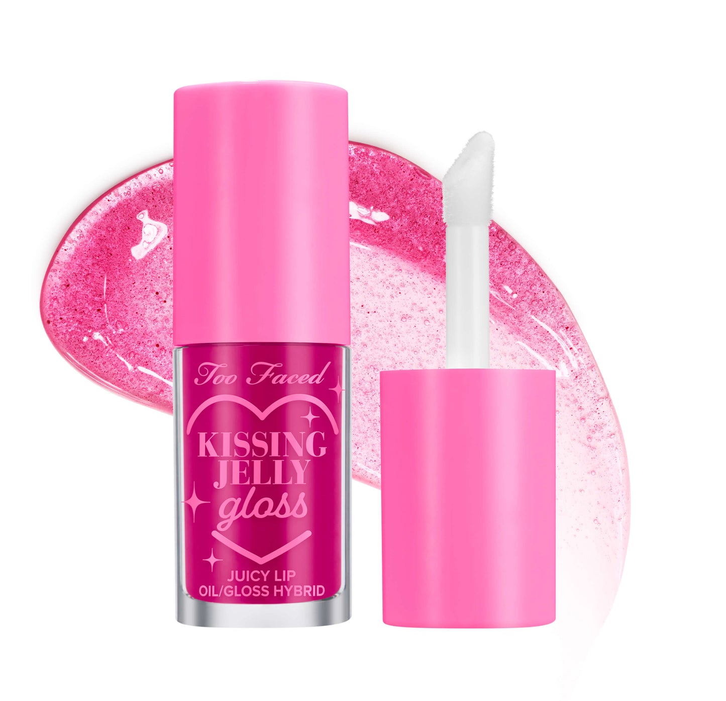 Too faced Kissing Jelly Lip Oil Gloss - שמן שפתיים טו פייסד