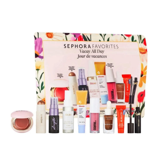 Sephora Favorites Vacay All Day Beauty Set - סט מוצרי טיפוח ואיפור ספורה פייבוריטס