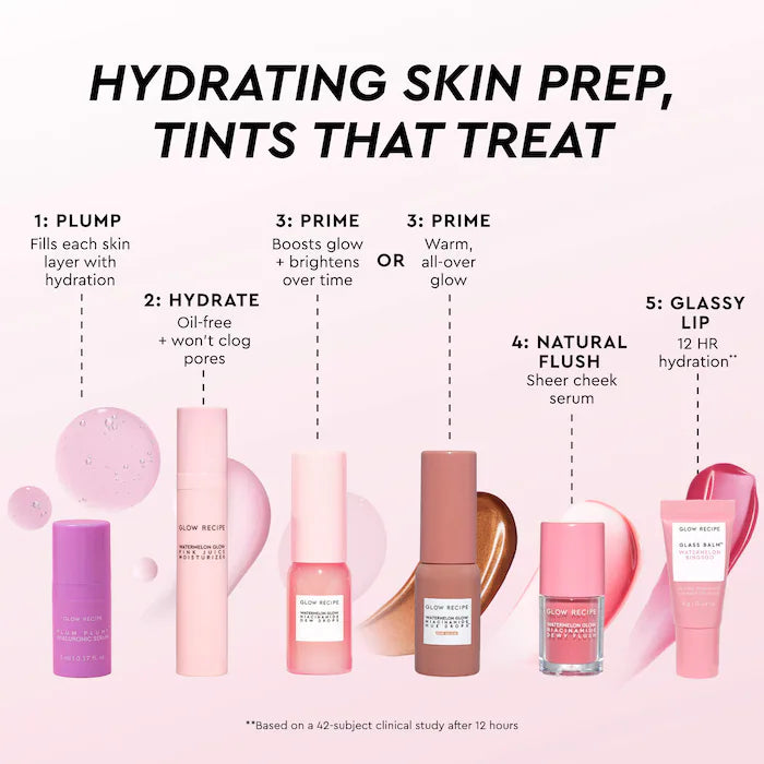 Glow Recipe Huetinis Mini Tinted Skincare Set - מארז מוקטנים של גלואו רספי - החנות שמוכרת את מוצרי ספורה בארץ