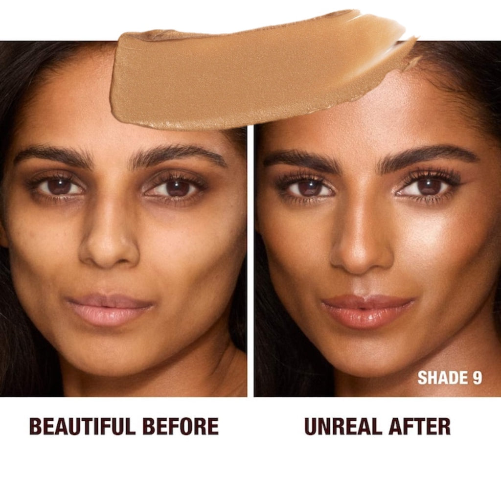 Charlotte Tilbury Unreal Skin Sheer Glow Tint Hydrating Foundation Stick - פלולס פילטר סטיק שרלוט טילבורי