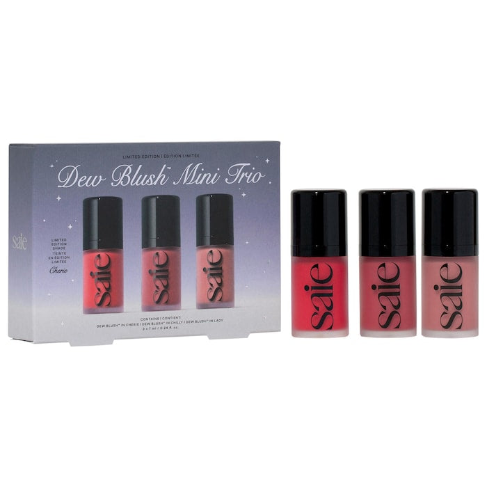 Saie Mini Dew Blush™ Trio Gift Set - מארז סמקים מוקטנים של סאיי - החנות שמוכרת את מוצרי ספורה בארץ