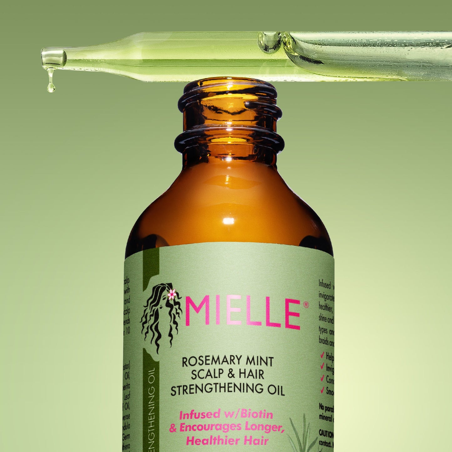 Mielle Rosemary Mint Scalp & Hair Strengthening Oil - שמן לשיער