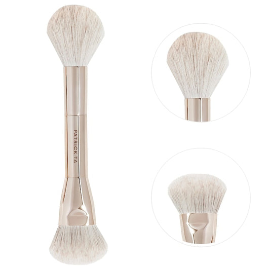 Patrick Ta Dual Ended Blush Brush - מברשת סומק דו צדדית
