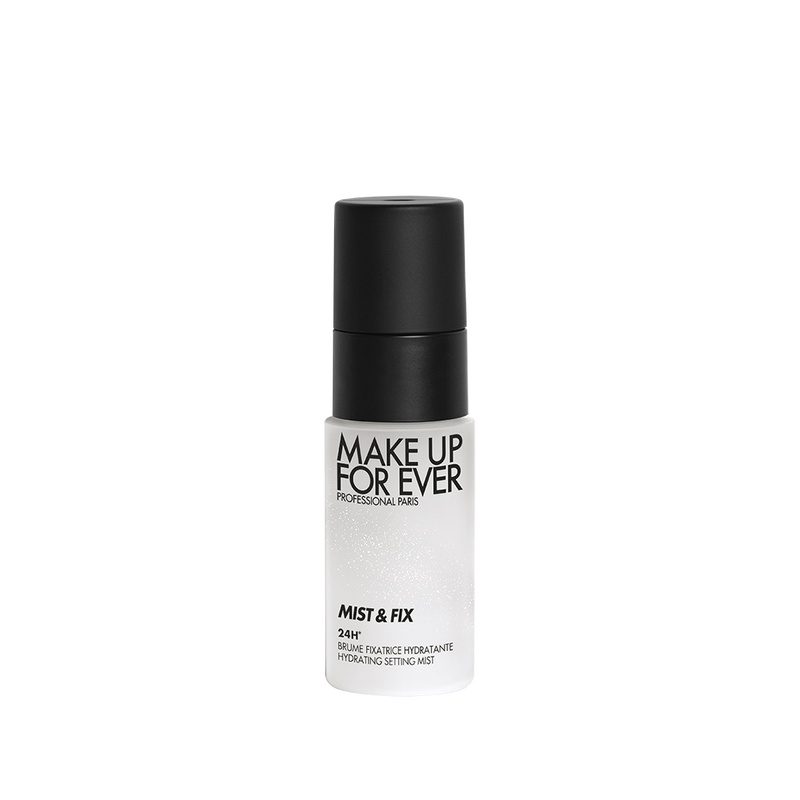 Make Up Forever Dreamy Complexion Set - סט פודרה שקופה בגודל מלא וספריי מקבע מוקטן מייקאפ פוראבר