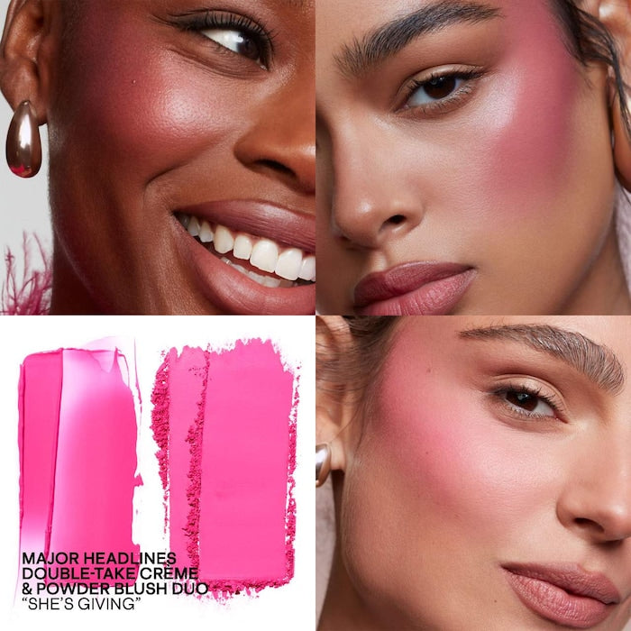 Patrick Ta Major Headlines Double-Take Crème & Powder Blush Duo - סומק פטריק טה קרמי & אבקתי