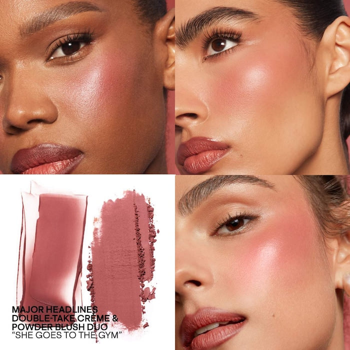 Patrick Ta Major Headlines Double-Take Crème & Powder Blush Duo - סומק פטריק טה קרמי & אבקתי