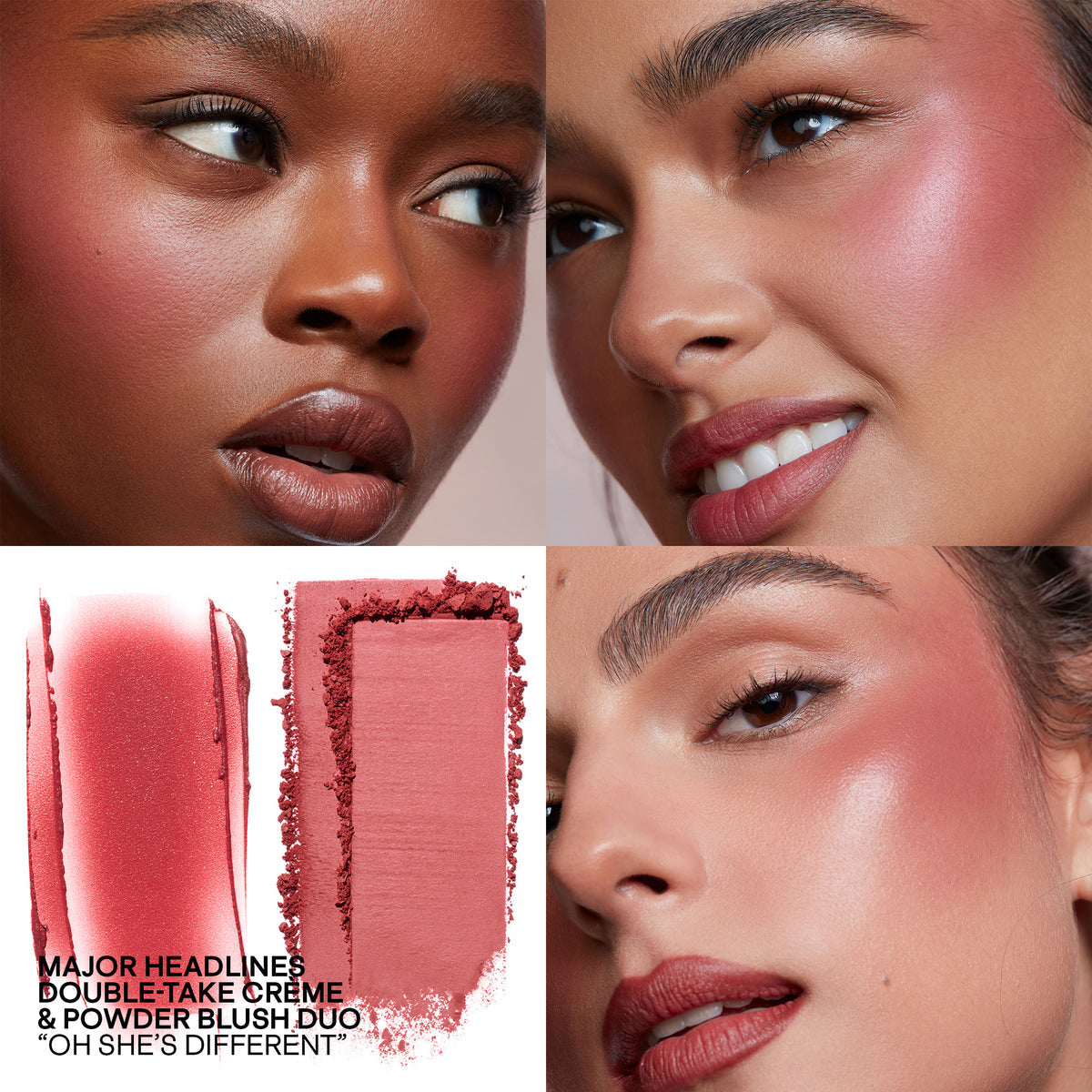Patrick Ta Major Headlines Double-Take Crème & Powder Blush Duo - סומק פטריק טה קרמי & אבקתי