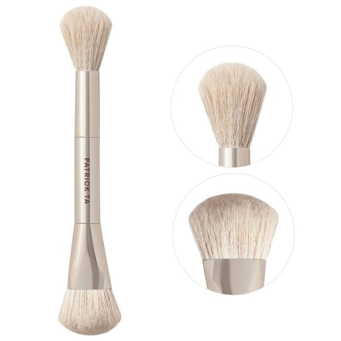 Patrick Ta Dual Ended Precision Blush Brush - מברשת מדוייקת סומק פטריק טה