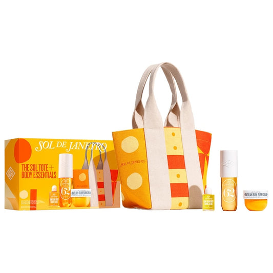 Sol de Janeiro Limited Edition Sol Tote + Body Essentials Set - מארז מהדורה מוגבלת סול דה זנירו