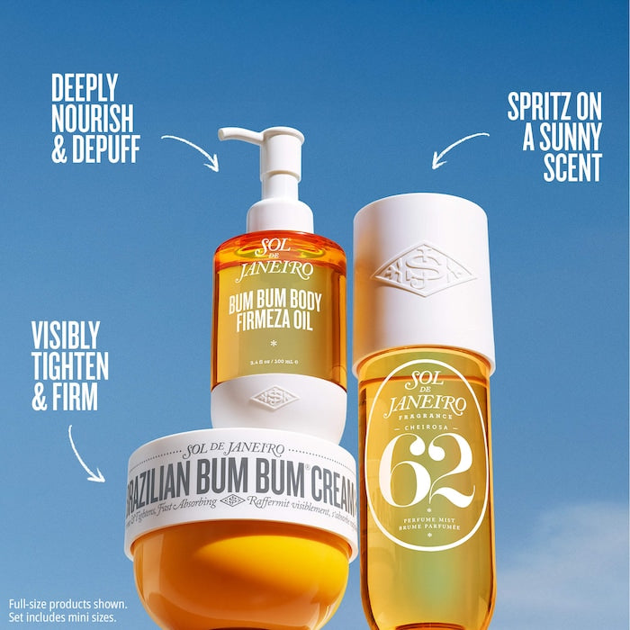 Sol de Janeiro Limited Edition Sol Tote + Body Essentials Set - מארז מהדורה מוגבלת סול דה זנירו