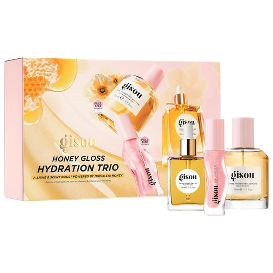 Gisou Honey Gloss Hydration Trio Set - מארז גיסו