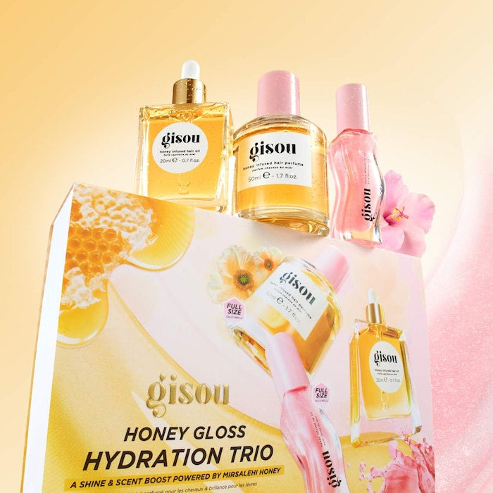 Gisou Honey Gloss Hydration Trio Set - מארז גיסו