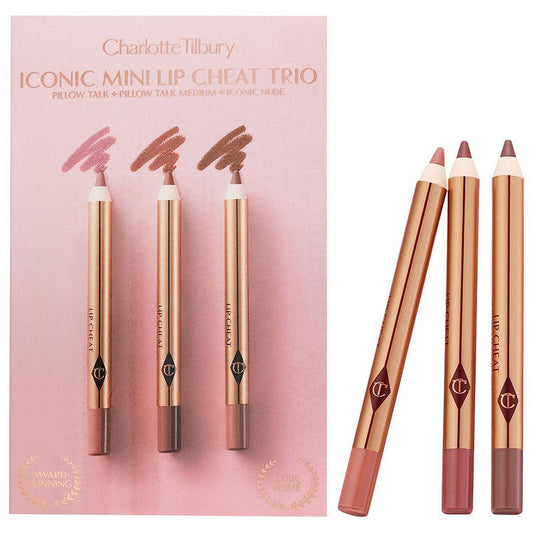Charlotte Tilbury Mini Iconic Lip Cheat Lip Liner Trio - מארז שלושה תוחמים מוקטנים שרלוט טילבורי