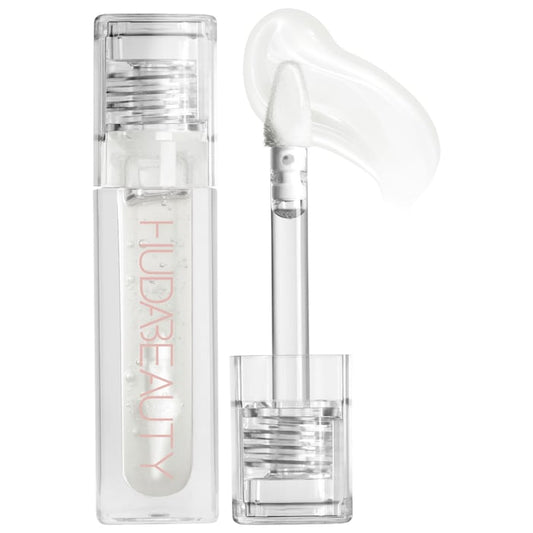 Huda Beauty Faux Filler Shiny Non-Sticky Lip Gloss - גלוס לא דביק וזוהר הודה ביוטי