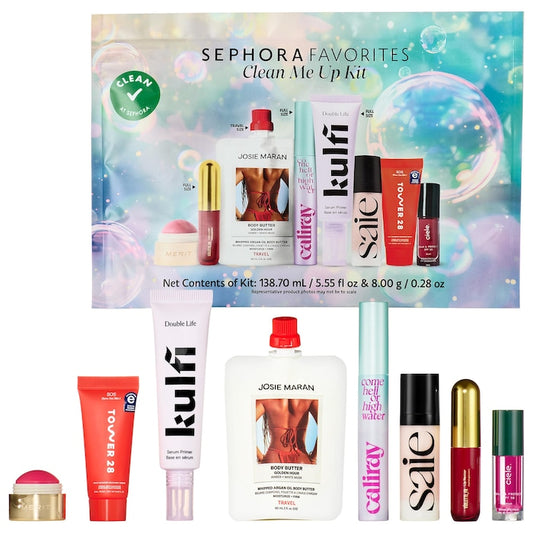Sephora Favourites Clean Me Up Kit Makeup Value Set- מארז ספורה פייבוריטס