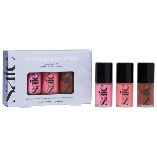Saie Mini Dew Blush™ Trio Gift Set - מארז שלושה סמקים מוקטנים סאיי
