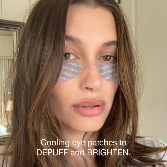 Rhode Peptide Eye Prep Depuffing Eye Patches - מסיכות עיניים בפרינט לוגו רוד