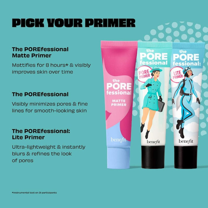 Benefit The POREfessional Matte Pore Minimizing Primer - פריימר מט בנפיט