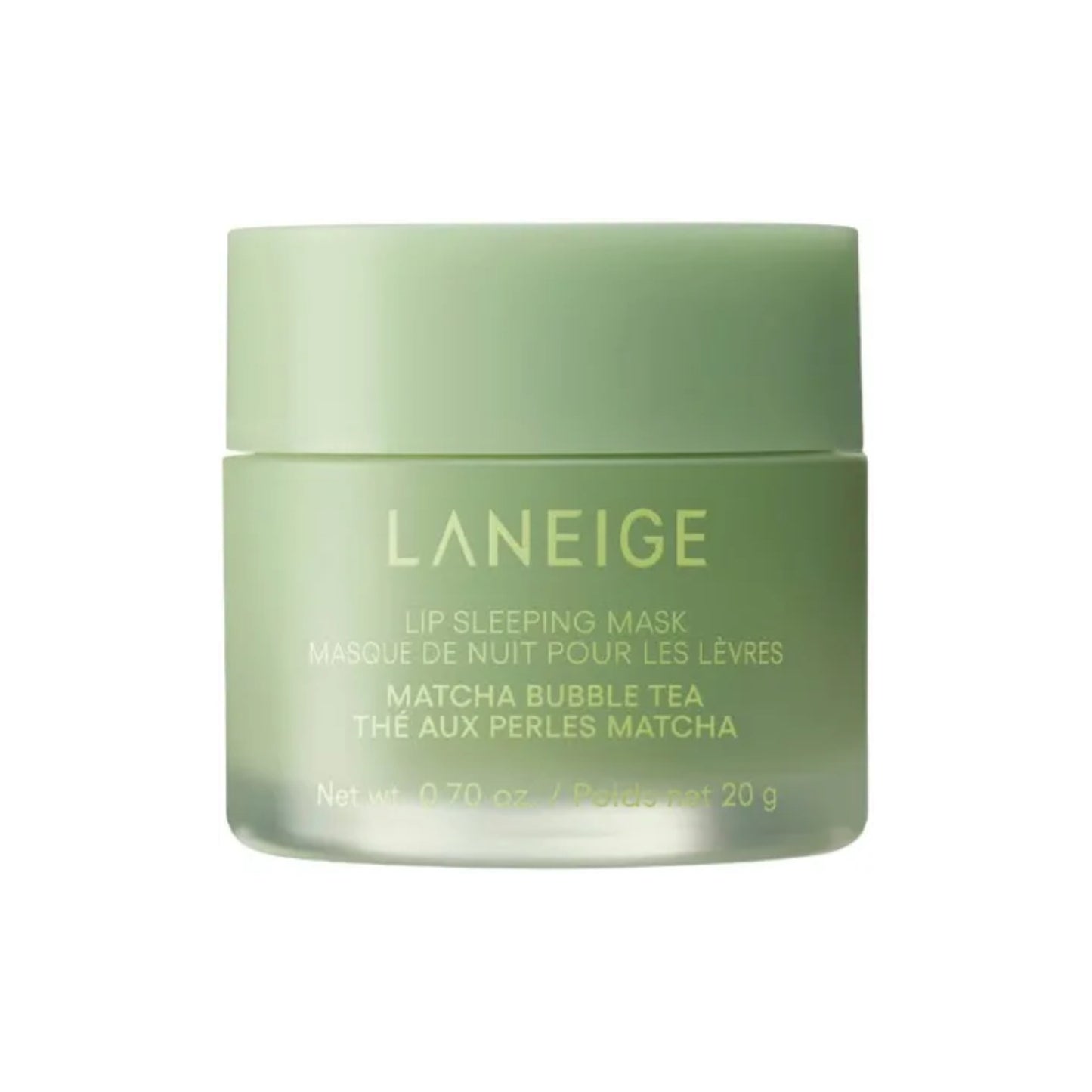 Laneige Lip Sleeping Mask Matcha Bubble Tea - מסיכת מאצ׳ה באבל טי לינאג