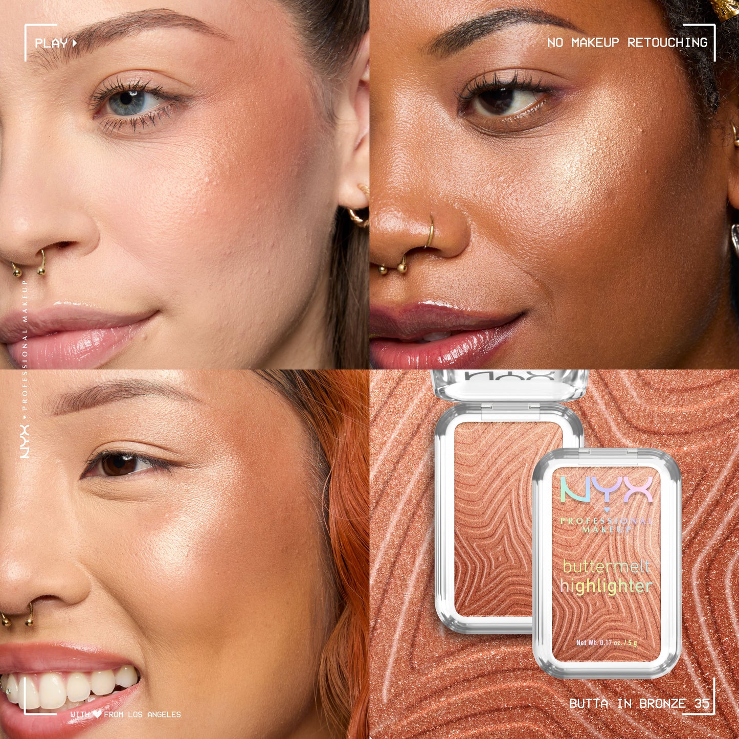 Nyx Buttermelt Highlighter - הייליטר אבקתי ניקס