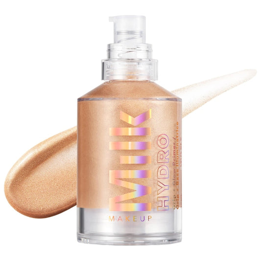 Milk Hydro Grip + Glow Illuminating Primer with Light Reflecting Pearls- פריימר משזף מילק