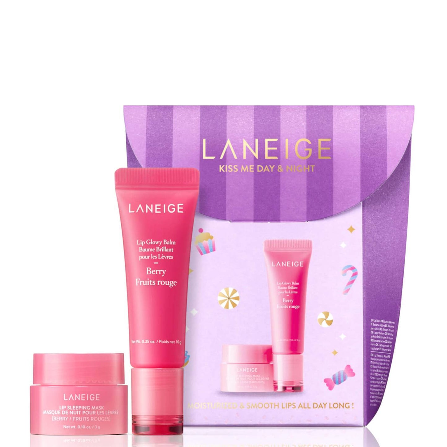 Laneige KISS ME DAY AND NIGHT SET - סט שפתיים לאנג׳