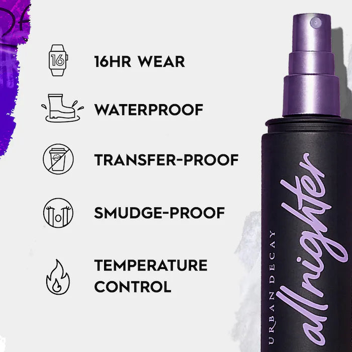 Urban Decay All Nighter Waterproof Makeup Setting Spray - ספריי קיבוע אורבן דיקיי