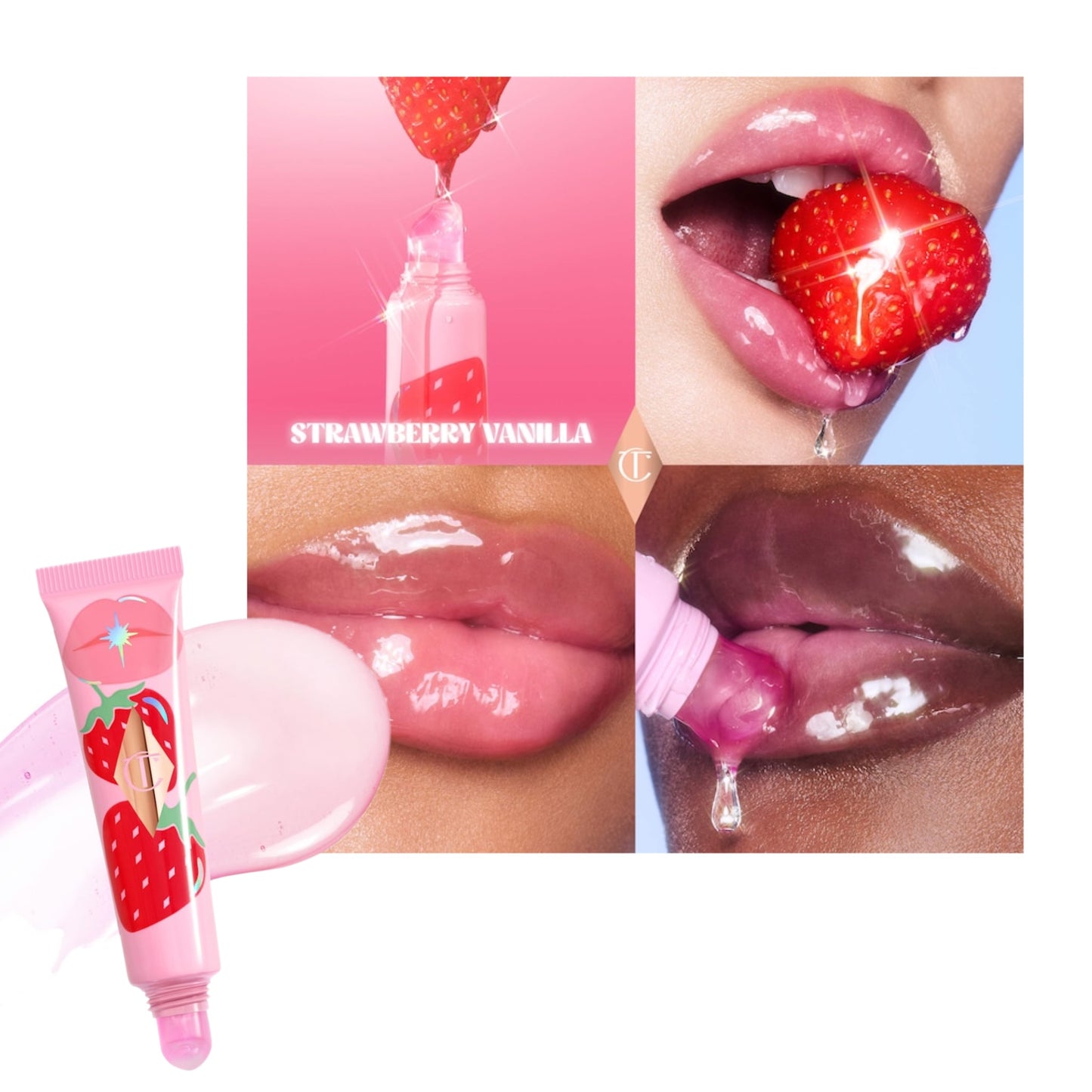 Charlotte Tilbury Unreal Lips Healthy Glow Nectar Lip Oil with Hyaluronic Acid and Vitamin E - שמן שפתיים שרלוט טילבורי