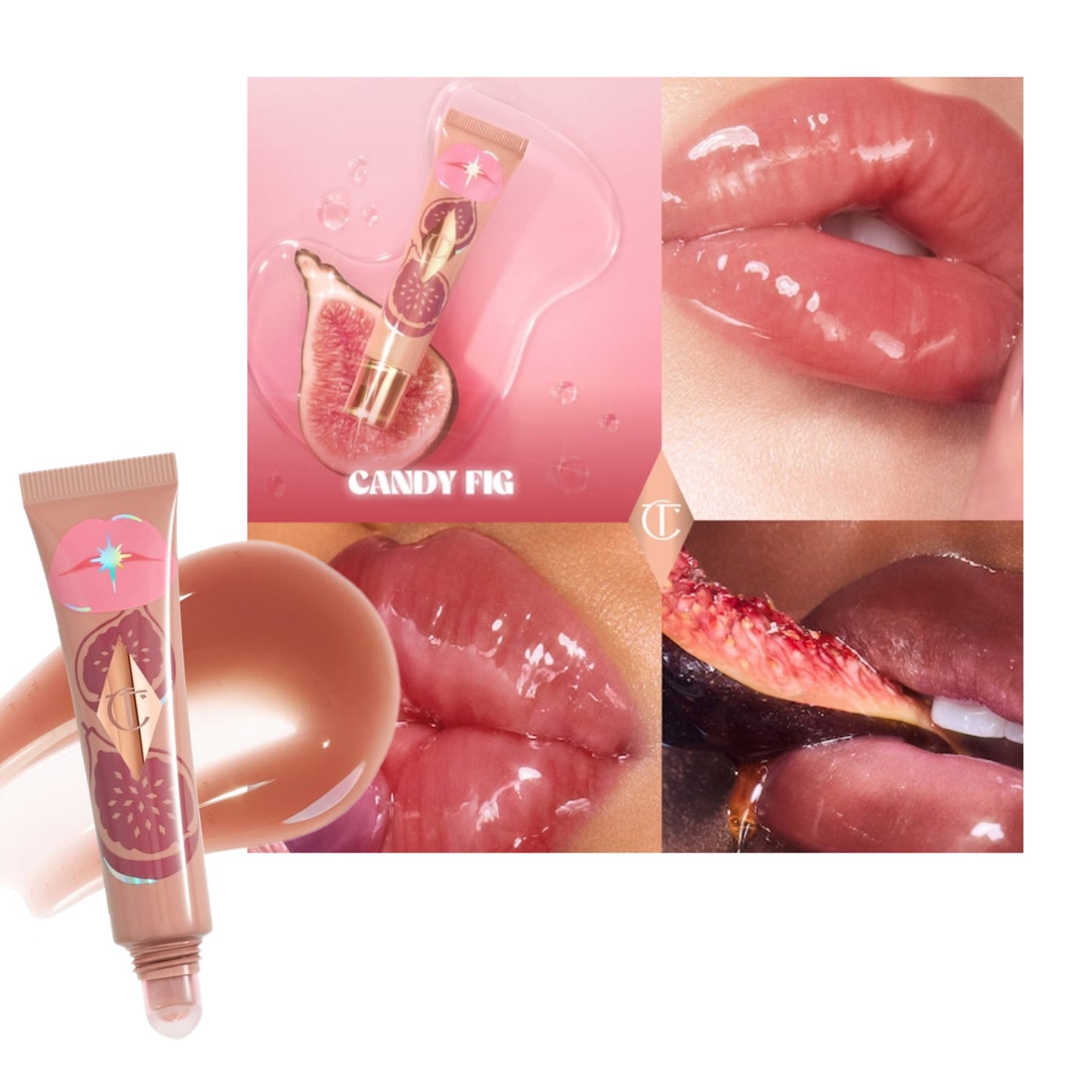 Charlotte Tilbury Unreal Lips Healthy Glow Nectar Lip Oil with Hyaluronic Acid and Vitamin E - שמן שפתיים שרלוט טילבורי