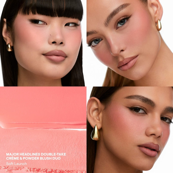 Patrick Ta Major Headlines Double-Take Crème & Powder Blush Duo - סומק פטריק טה קרמי & אבקתי - החנות שמוכרת את מוצרי ספורה בארץ