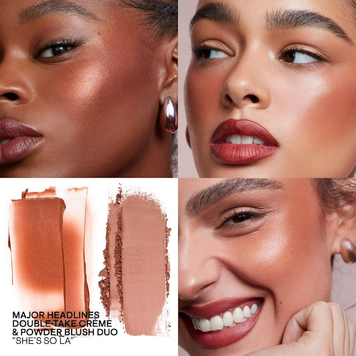 Patrick Ta Major Headlines Double-Take Crème & Powder Blush Duo - סומק פטריק טה קרמי & אבקתי