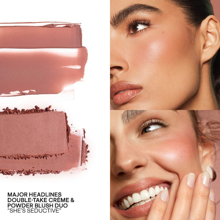 Patrick Ta Major Headlines Double-Take Crème & Powder Blush Duo - סומק פטריק טה קרמי & אבקתי