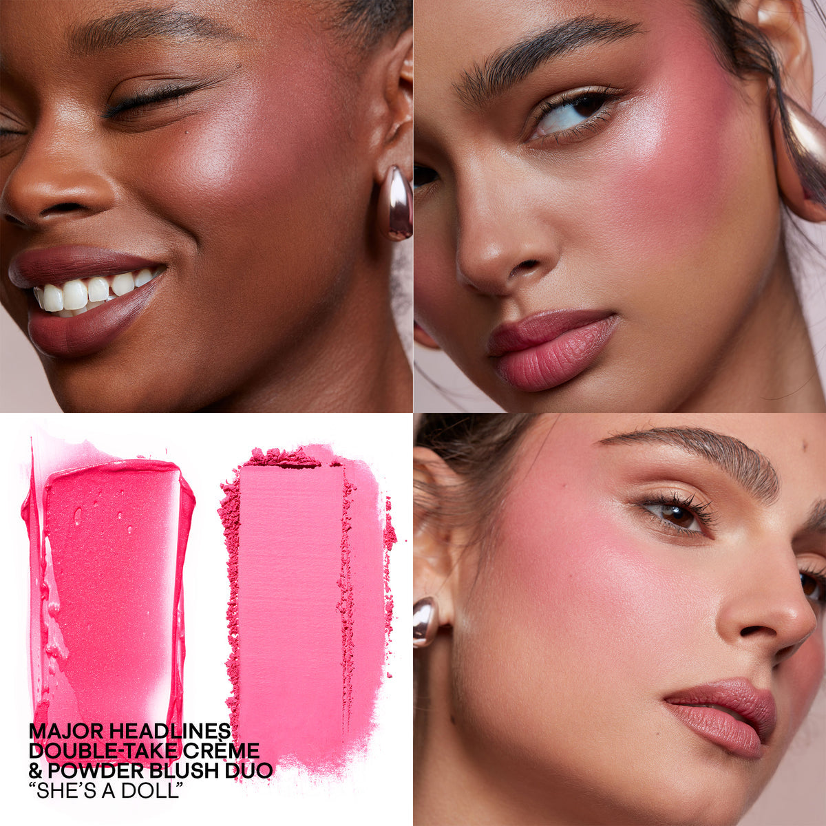 Patrick Ta Major Headlines Double-Take Crème & Powder Blush Duo - סומק פטריק טה קרמי & אבקתי