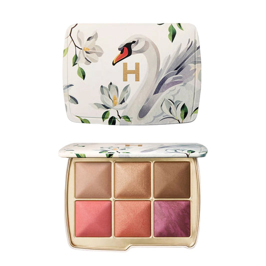Hourglass Ambient Lighting Edit Unlocked Swan Face Palette - פלטת פנים במהדורה מיוחדת ברבור הווארגלאס