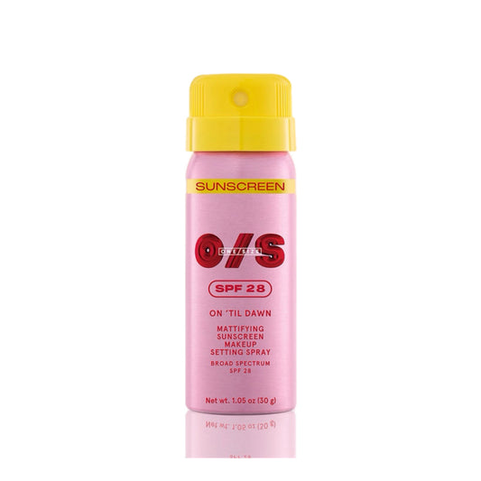One Size On ‘Til Dawn Mattifying Sunscreen Makeup Setting Spray Spf 28 - ספריי מקבע של וואן סייז עם הגנה מהשמש