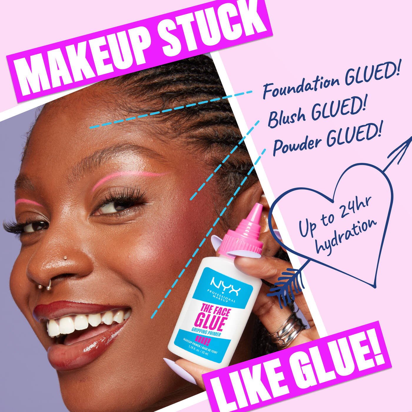 Nyx The Face Glue Gripping Primer - פריימר ניקס