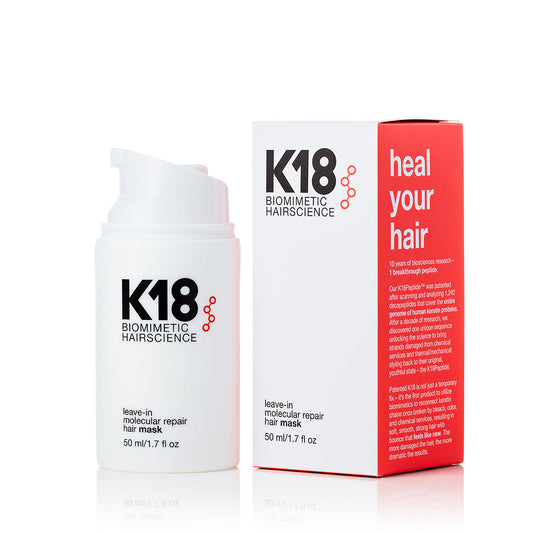 K18 leave-in molecular repair hair mask 50ml - מסיכת שיער k18