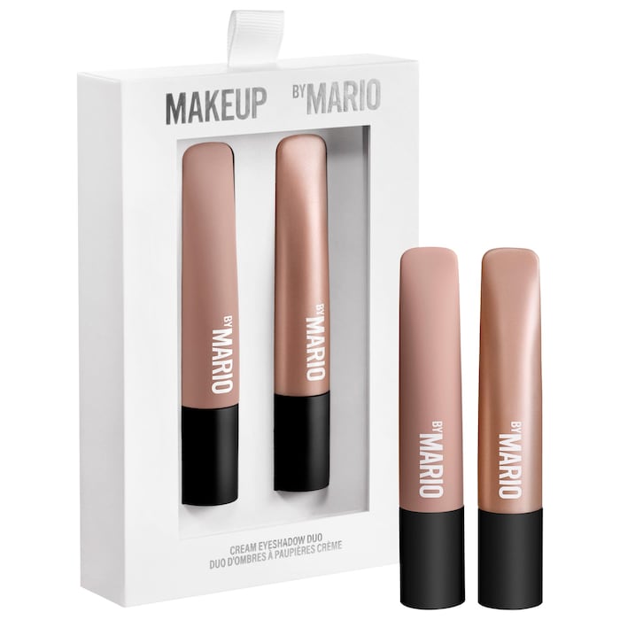 Makeup By Mario Long-Wearing Cream Eyeshadow Duo Gift Set - מארז צלליות בגודל מלא של מייקאפ ביי מריו - החנות שמוכרת את מוצרי ספורה בארץ